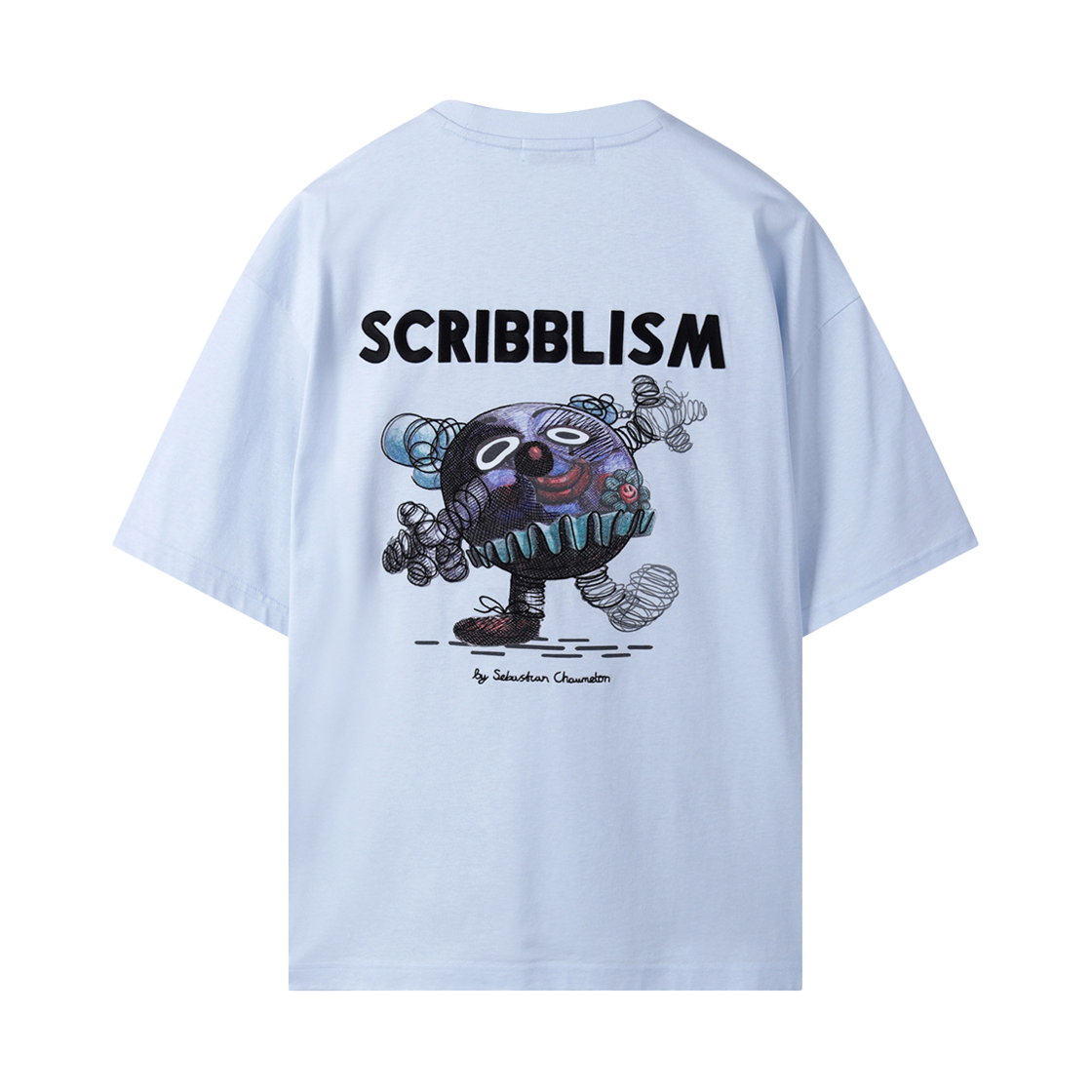CWTAM25485BUX Customellow Graphic T Shirt Blue