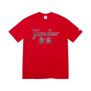 Supreme x MLB Kanji Teams T-Shirt Yankees Red - 22FW