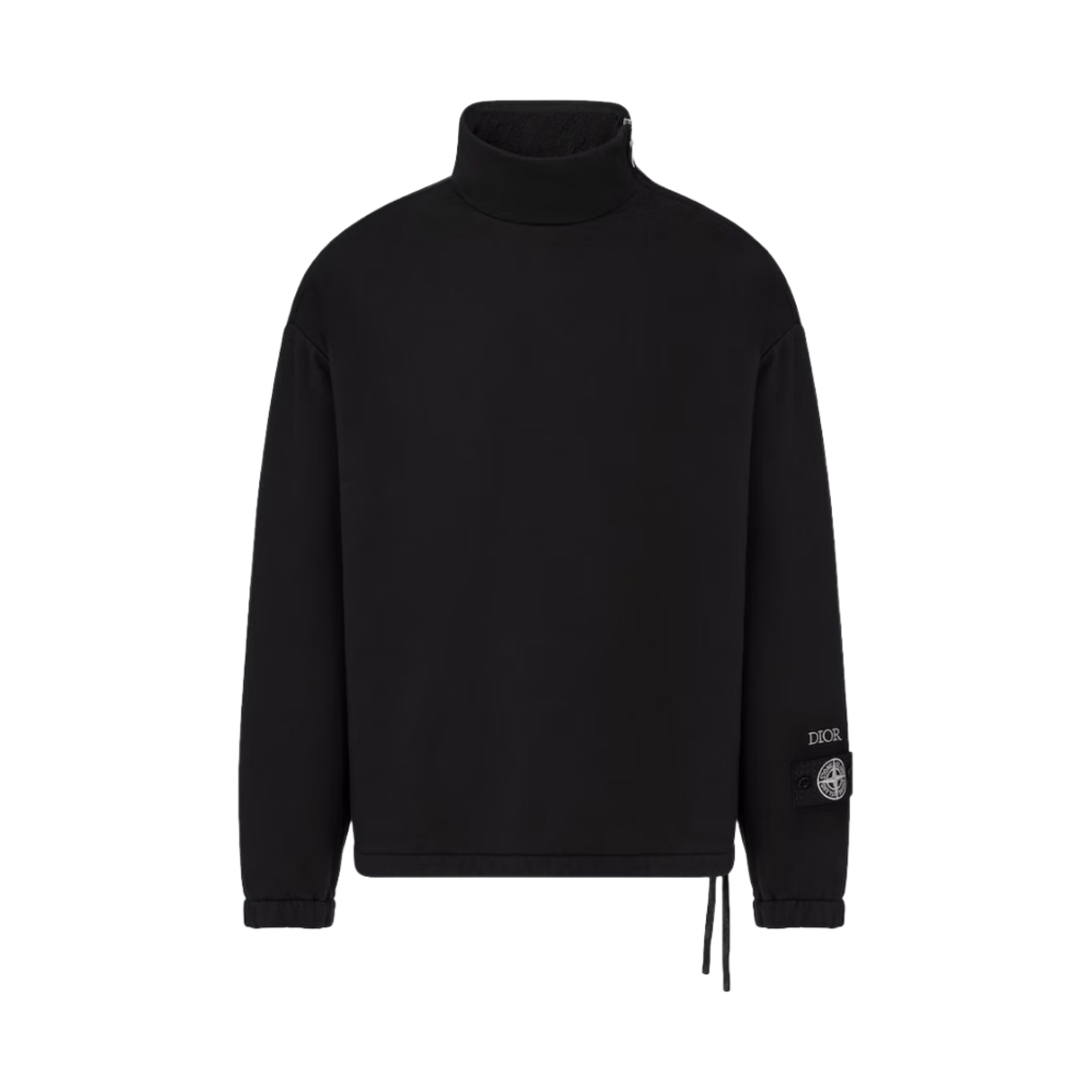 디올 x 스톤 아일랜드 코튼 플리스 스웨트셔츠 블랙 | Dior | KREAM