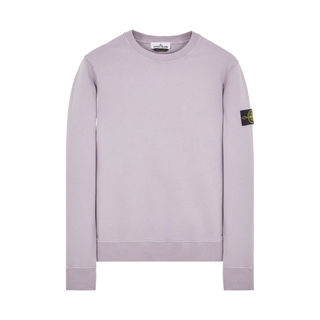 스톤 아일랜드 63051 코튼 플리스 가먼트 다이드 스웨트셔츠 라벤더 - 23FW(Stone Island 63051 Cotton Fleece Garment Dyed Sweatshirt Lavender - 23FW) - 1