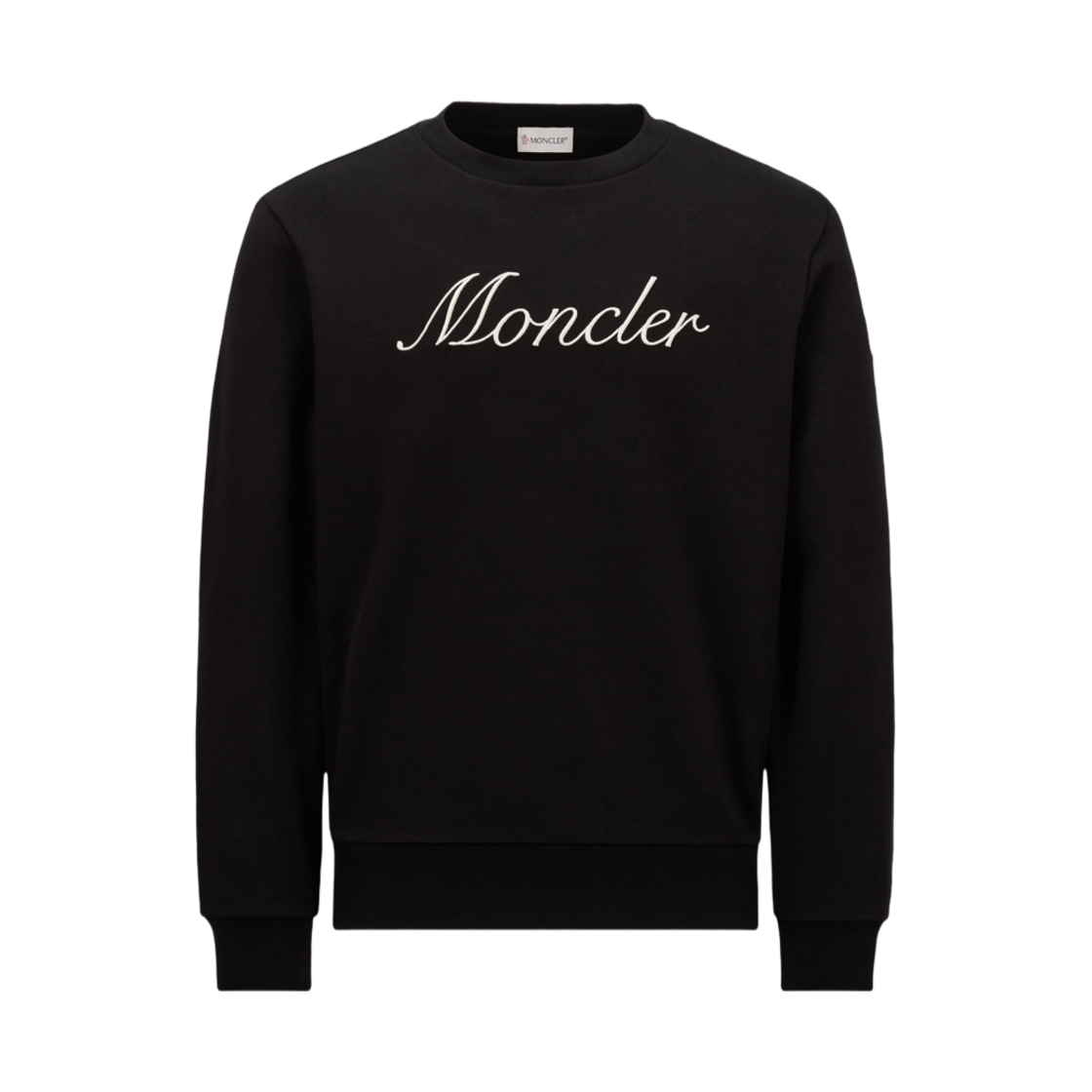 MONCLER モンクレール スウェット スカル 刺繍 L ブラック MONCLER