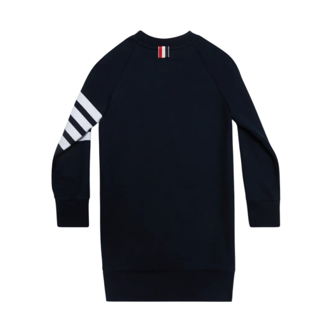 (키즈) 톰브라운 클래식 루프백 사선 스웨트드레스 네이비((Kids) Thom Browne Classic Loopback 4-Bar Sweatdress Navy) - 2