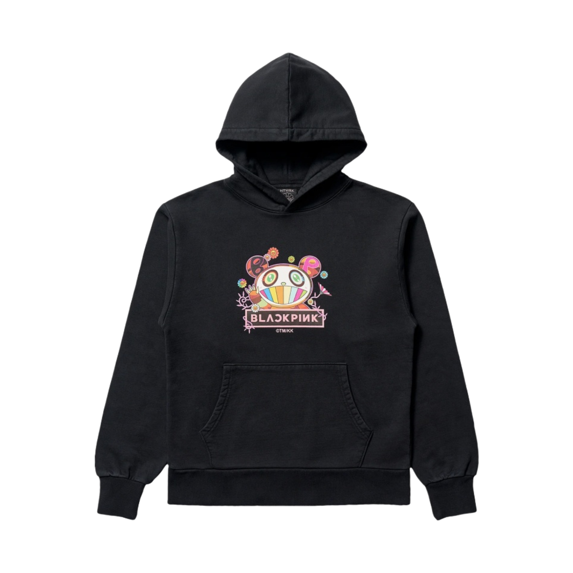 - Kaikai Kiki x Blackpink Flower Garden Hoodie Vintage Black