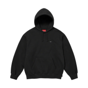 Supreme Small Box Drawcord Hooded Sweatshirt Black - 23FW
