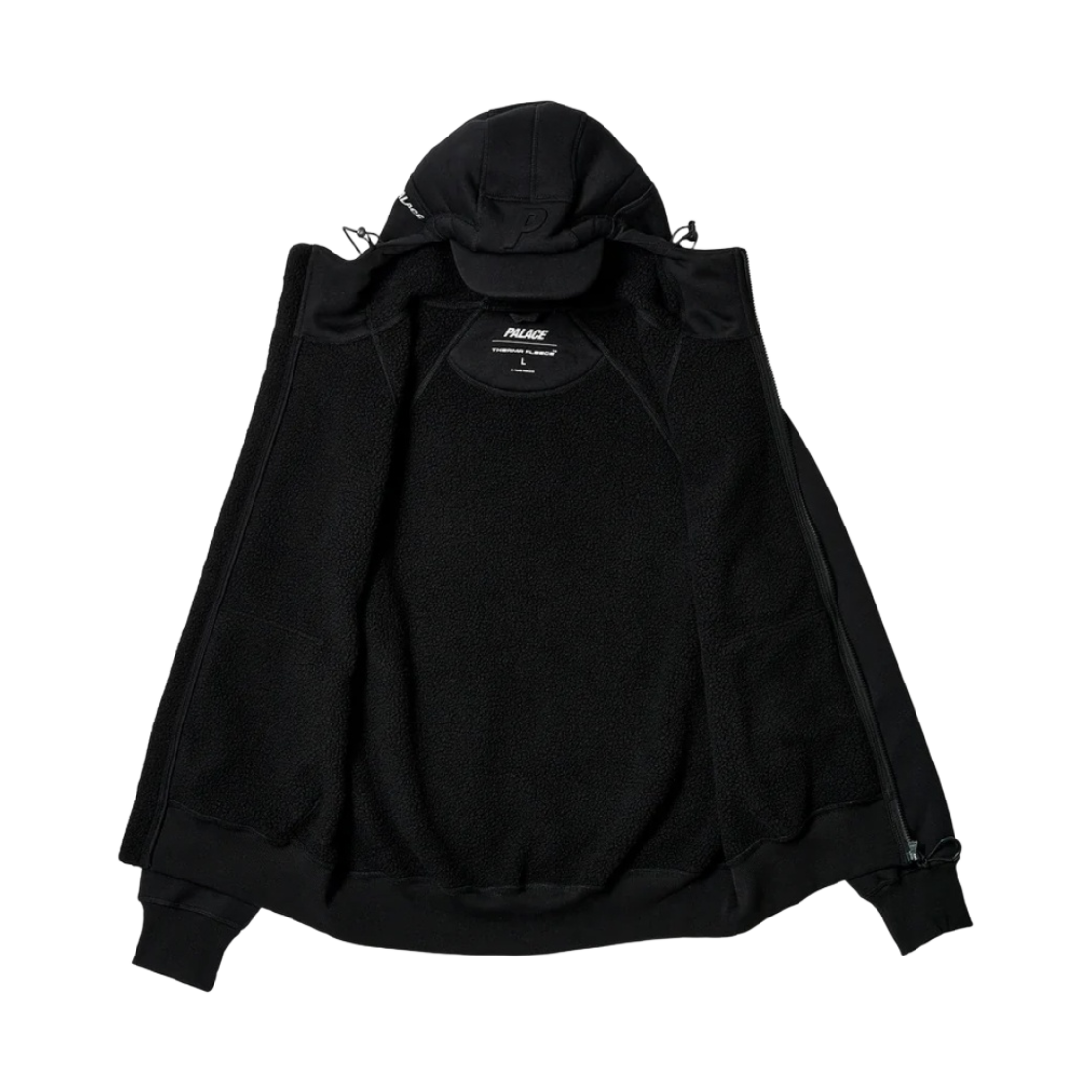 팔라스 써멀 본디드 캡 후드 블랙 - 23FW(Palace Thermal Bonded Cap Hood Black - 23FW) - 2