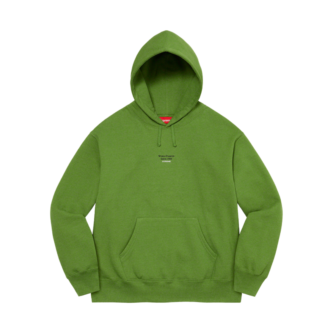 슈프림 월드 페이머스 마이크로 후드 스웨트셔츠 그린 - 23SS(Supreme World Famous Micro Hooded Sweatshirt Green - 23SS) - 1