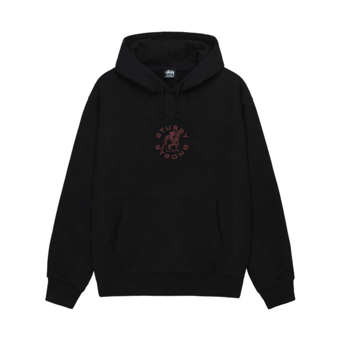 1925086 Stussy Strong Mac Hoodie Black