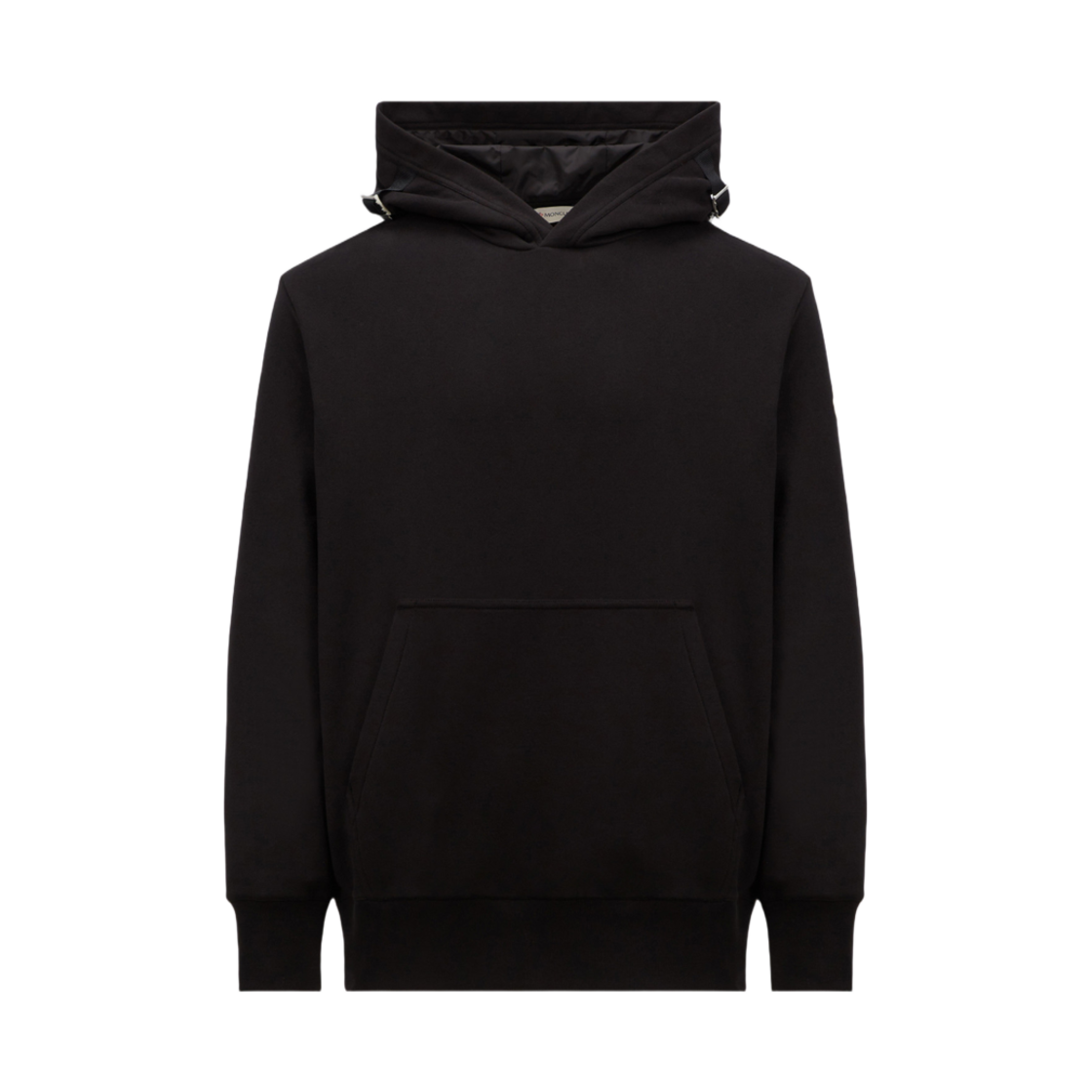 K1-091-8G00048-89AV4-999 Moncler Adjustable Cotton Hoodie Black - 25SS
