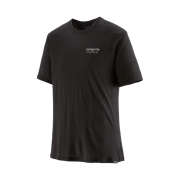 Patagonia Capilene Cool Merino Graphic T-Shirt Heritage Header Black