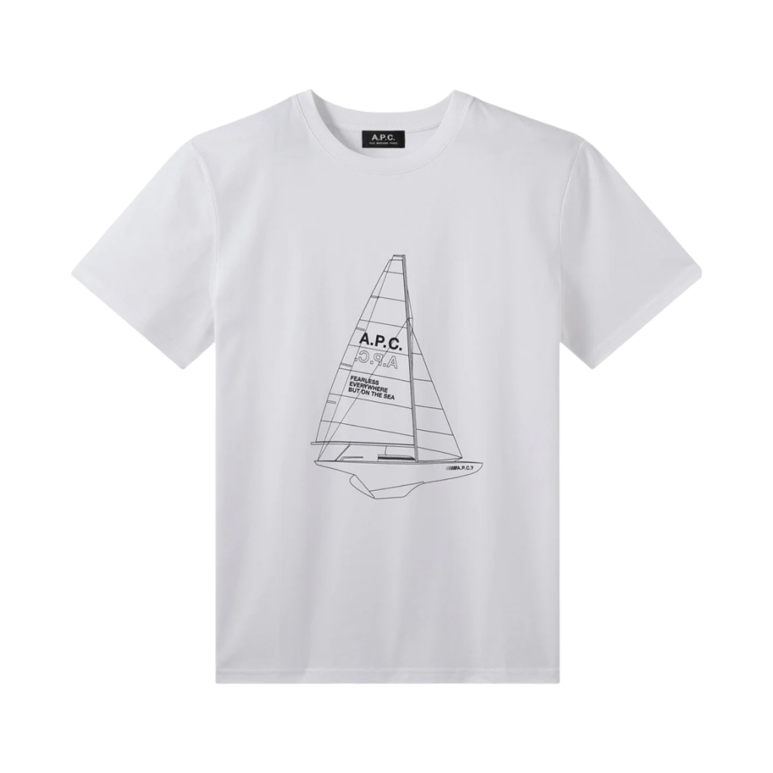 아페쎄 콜 티셔츠 화이트(A.P.C. Cole T-Shirt White) - 1