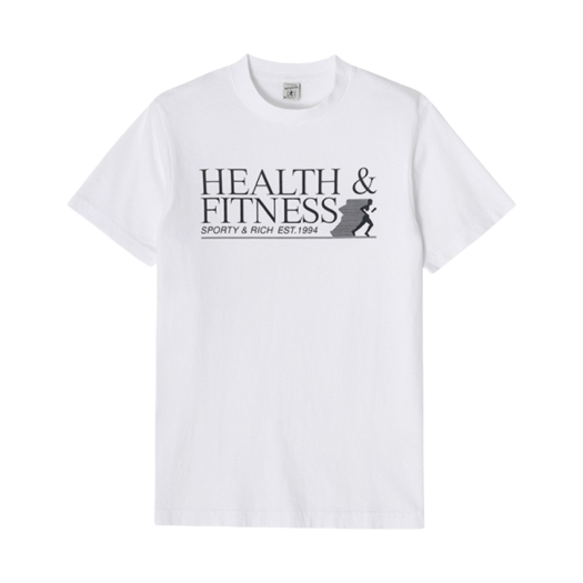 Sporty & Rich Health & Fitness T-Shirt White Navy