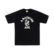 BAPE ABC Camo College T-Shirt Black