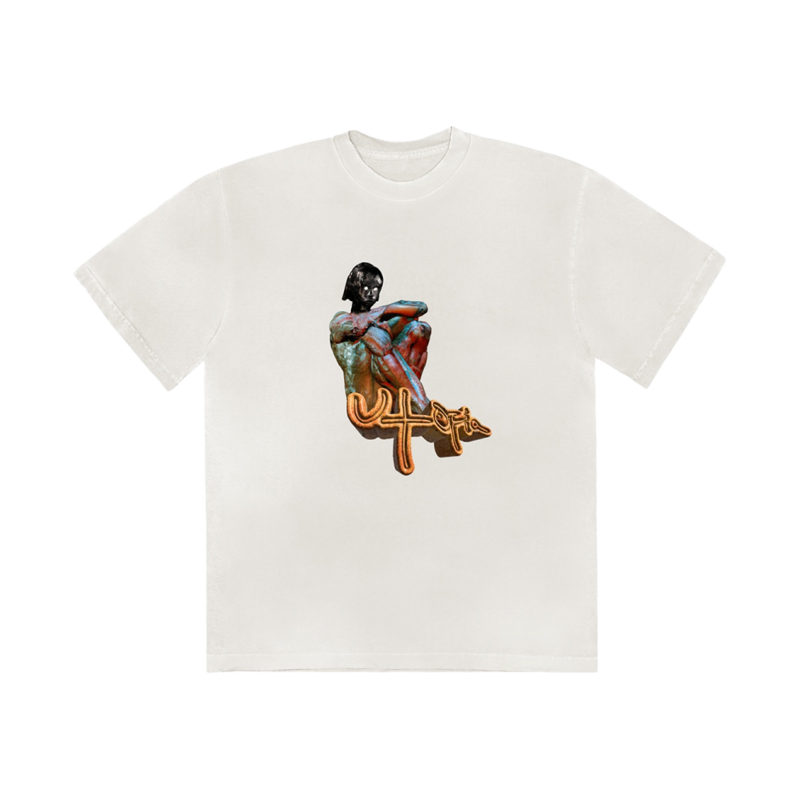 트래비스 스캇 유토피아 티셔츠 B1 화이트(Travis Scott Utopia T-Shirt B1 White)