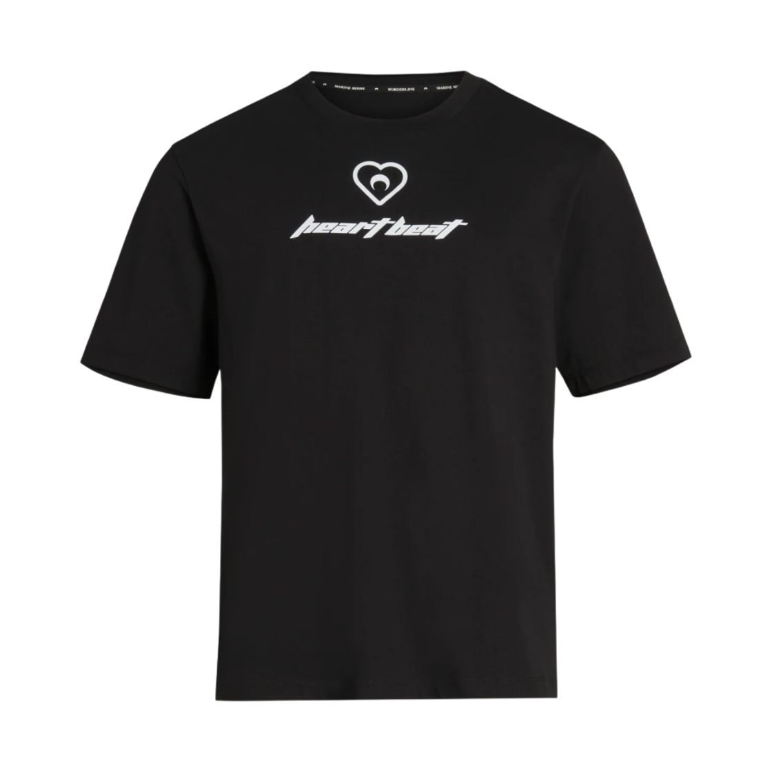 마린 세르 오가닉 코튼 프린트 티셔츠 블랙(Marine Serre Organic Cotton Printed T-Shirt Black)