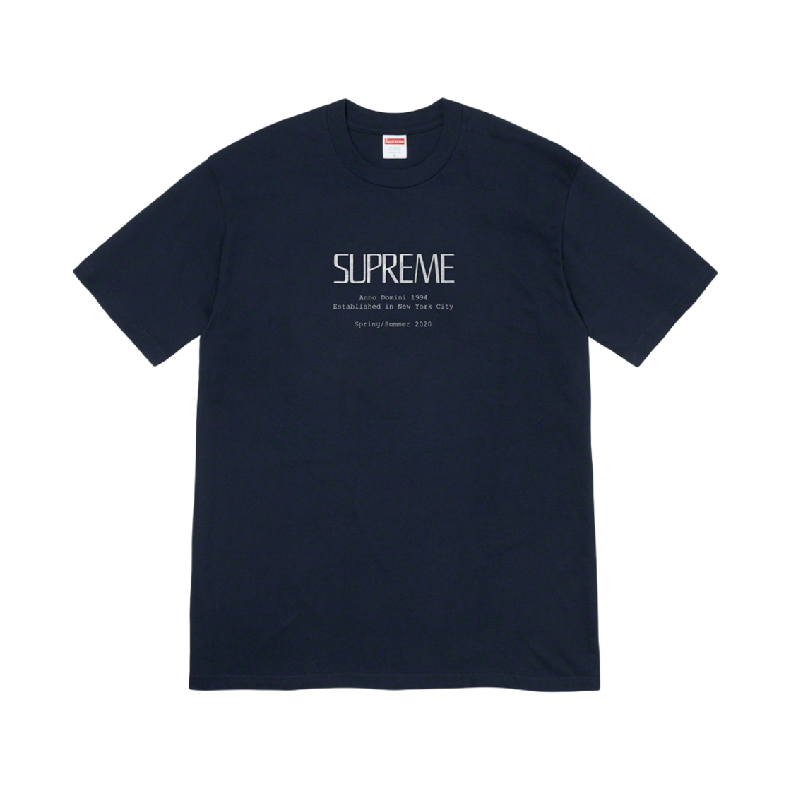 슈프림 아노 도미니 티셔츠 네이비 - 20SS(Supreme Anno Domini T-Shirt Navy - 20SS) - 1