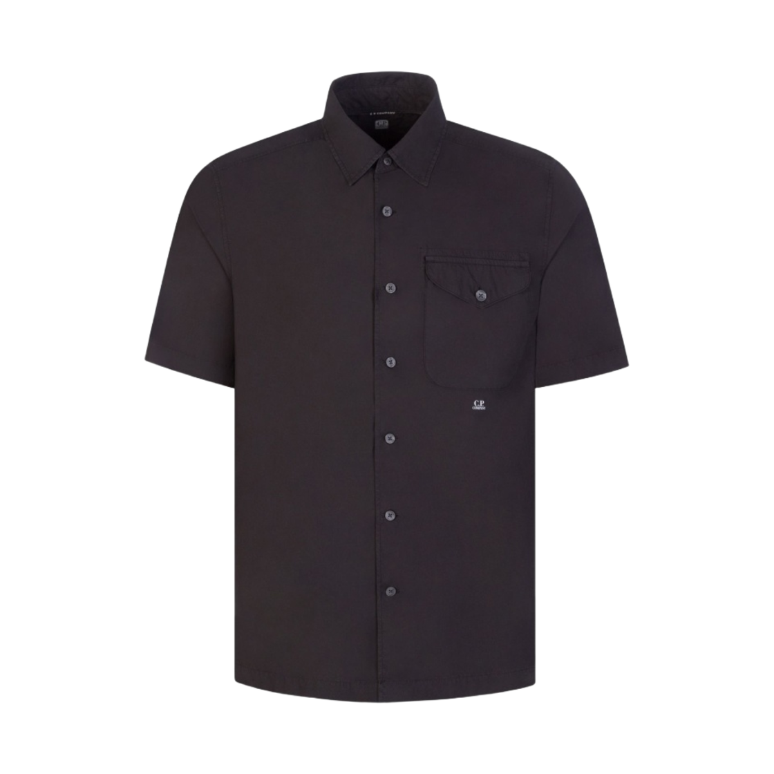 C.P. 컴퍼니 포플린 포켓 셔츠 블랙 - 23SS(C.P. Company Popeline Pocket Shirt Black - 23SS) - 1