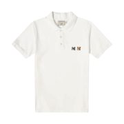 Maison Kitsune Double Fox Head Patch Polo Latte