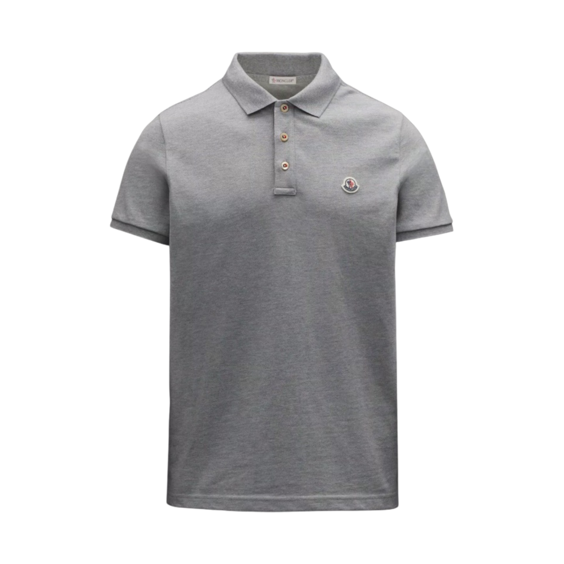 몽클레르 로고 폴로 셔츠 그레이 - 23SS(Moncler Logo Polo Shirt Grey -23SS) - 1
