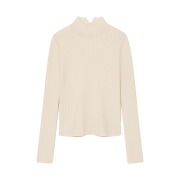 Kindersalmon Women Turtleneck Cream