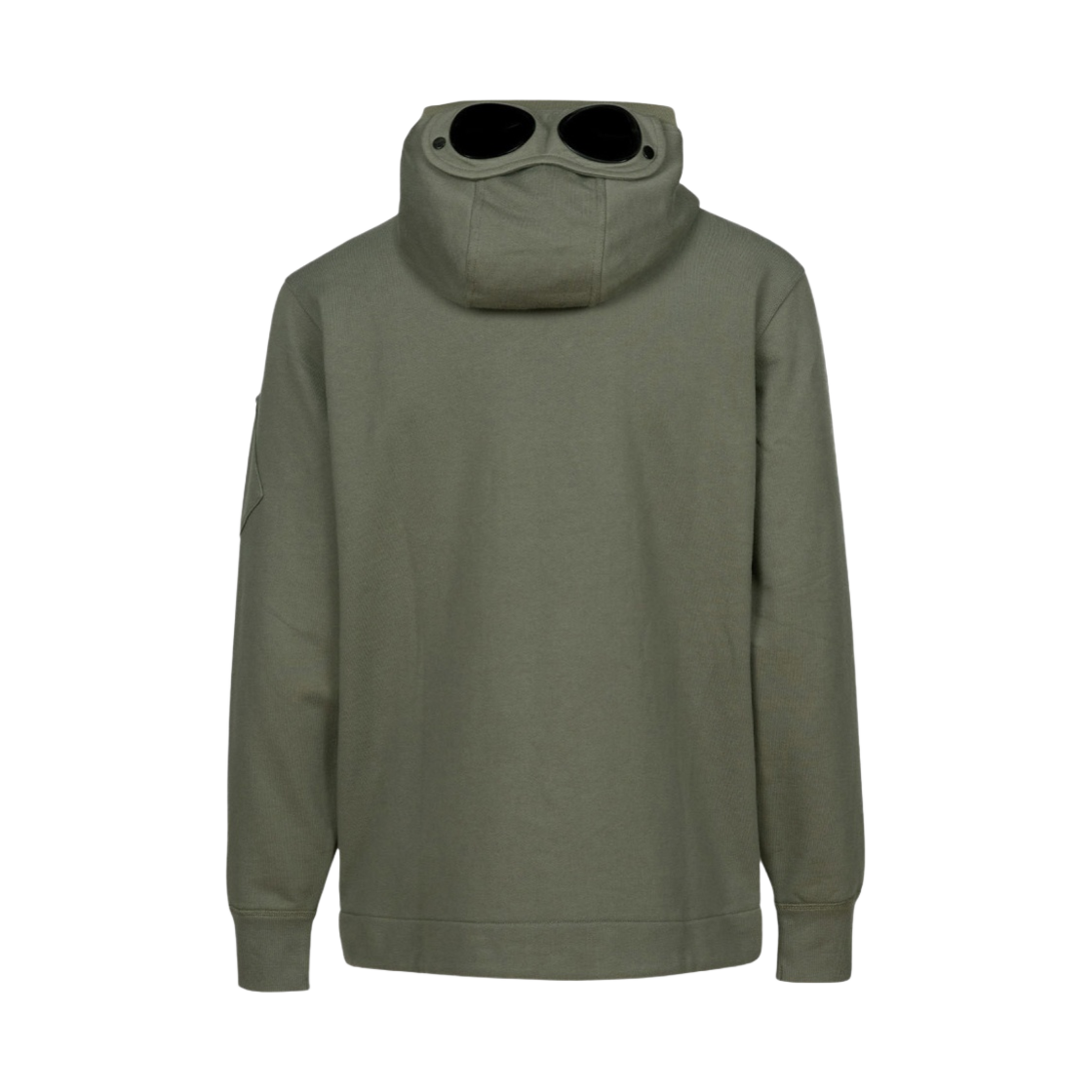13CMSS055A005086W669 C.P. Company Diagonal Raised Fleece Goggle Zipped Hoodie Thyme Green - 22FW - #2
