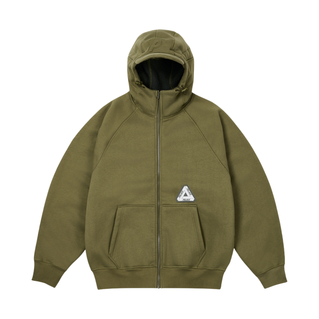 팔라스 써멀 본디드 캡 후드 올리브 - 24FW(Palace Thermal Bonded Cap Hood Olive - 24FW)