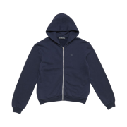 Acne Studios Hooded Zipper Sweater Navy Blue