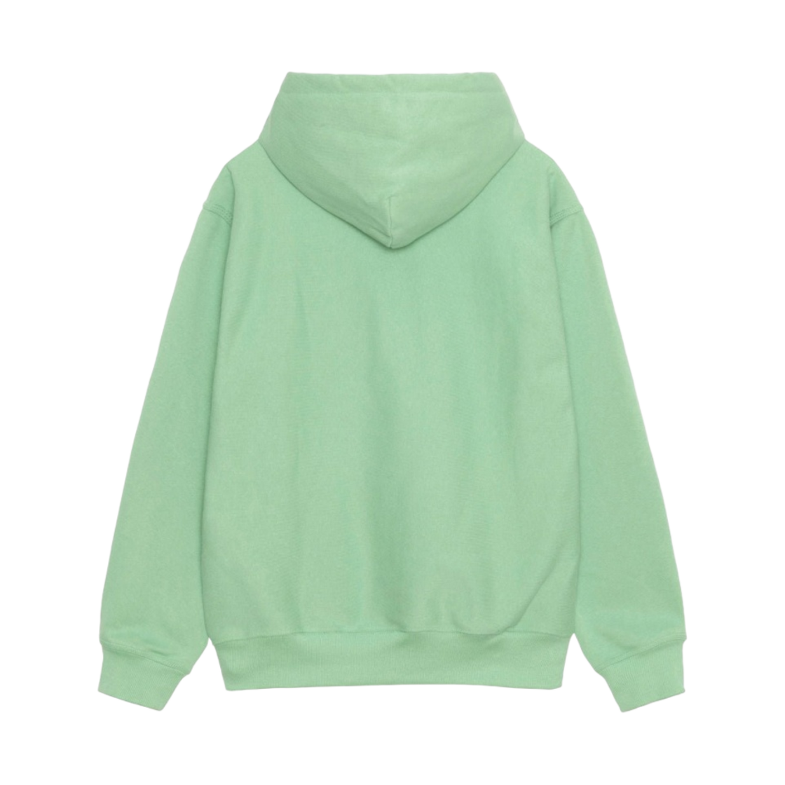 스투시 스탁 로고 후드 집업 워시드 제피르 그린(Stussy Stock Logo Zip Hoodie Washed Zephyr Green) - 2