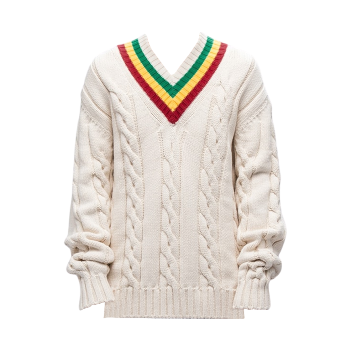 PMHA009F160980550100 Palm Angels Tennis Sweater White