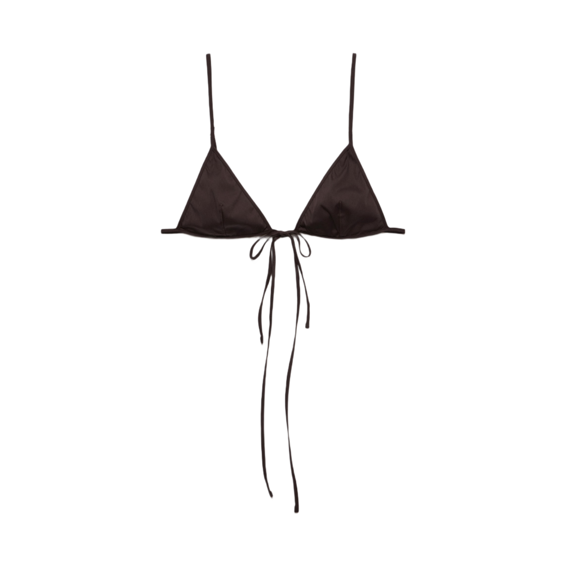 (W) 프라다 스트레치 포플린 브라 에보니((W) Prada Stretch Poplin Bra Ebony) - 1