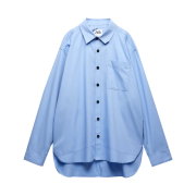 Zara x Ader Error Oversized Shirt Sky Blue