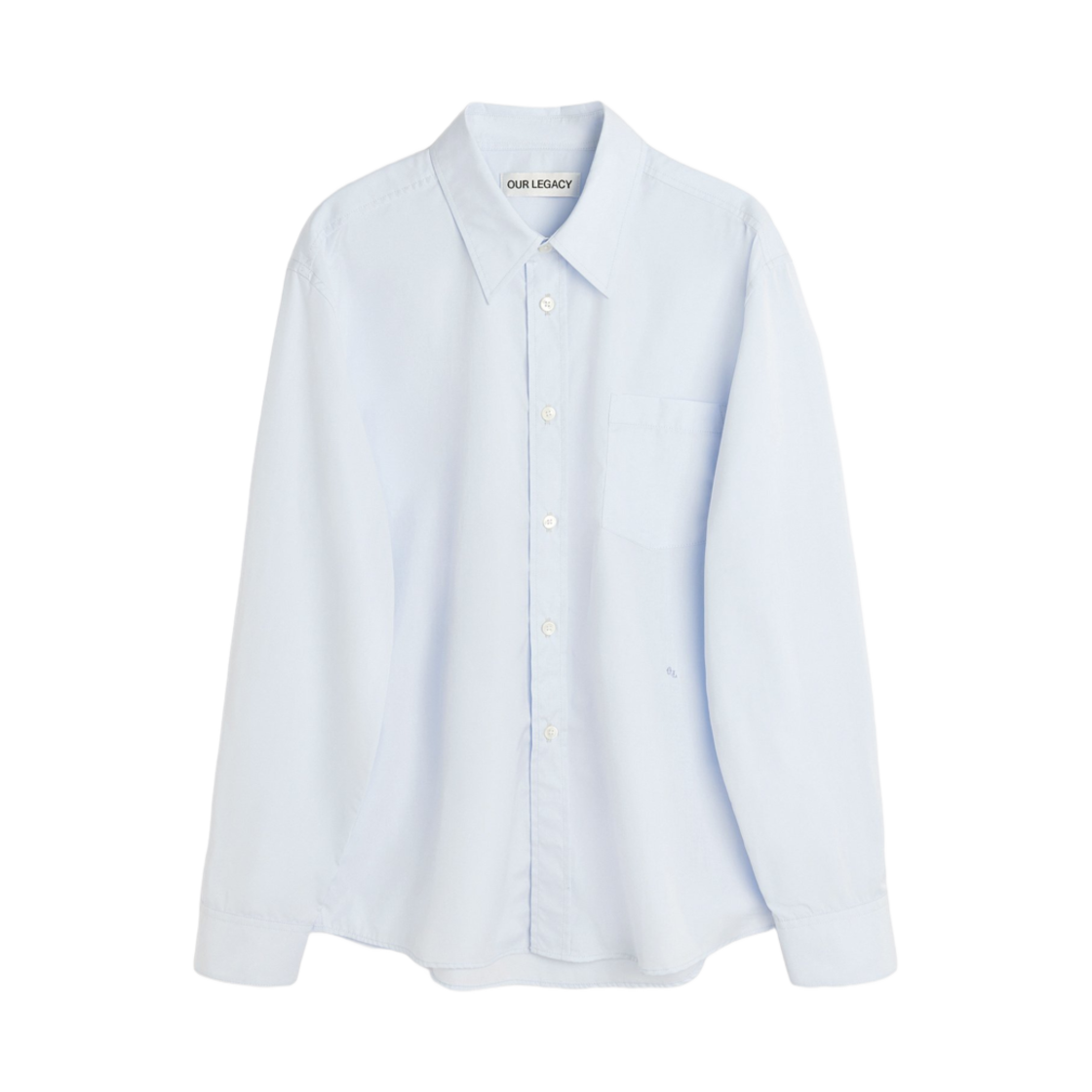 아워레가시 비욘드 BD 셔츠 다이닝 블루 포플린(Our Legacy Beyond BD Shirt Dining Blue Poplin) - 1