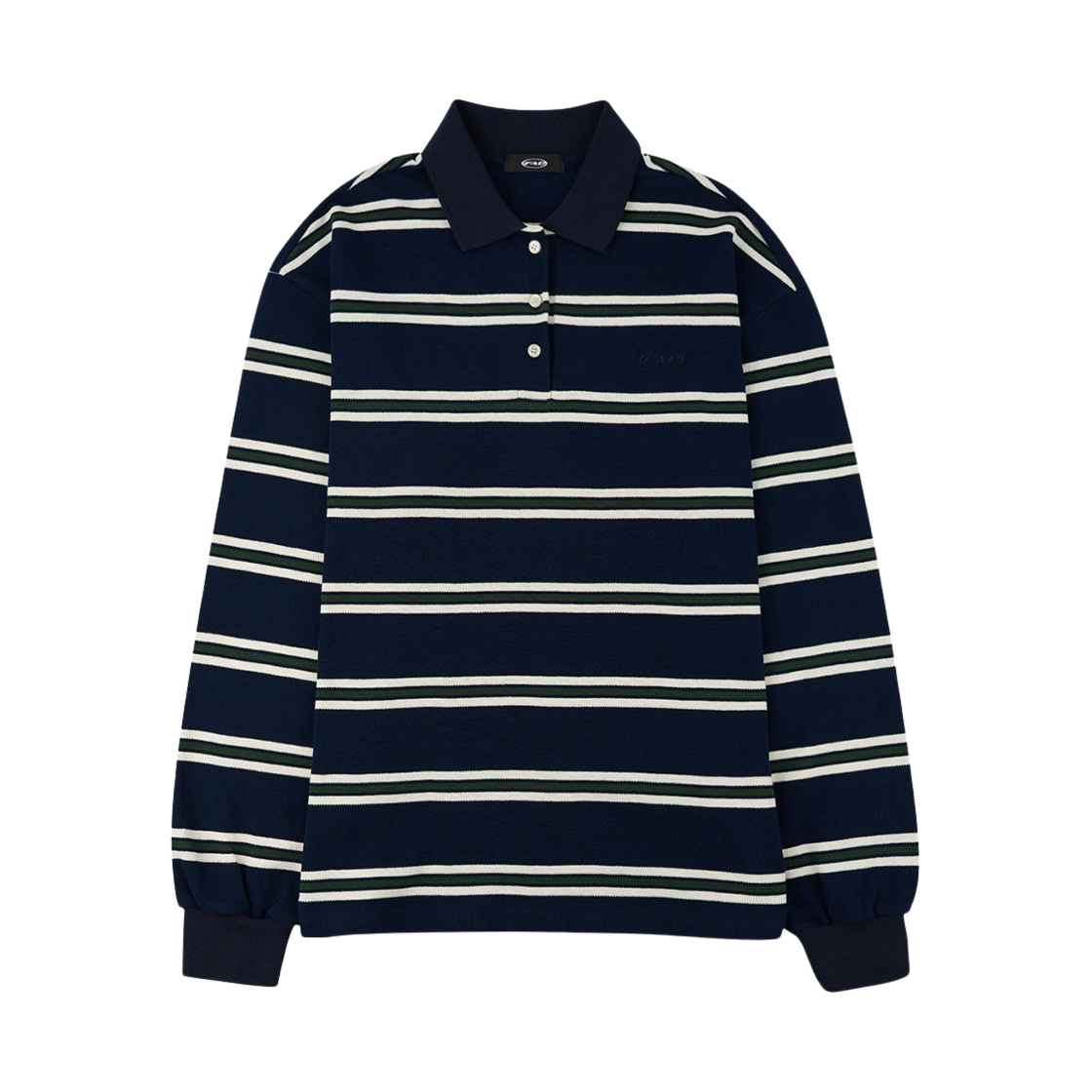S30448 FAD Stripe Pique Shirts Navy