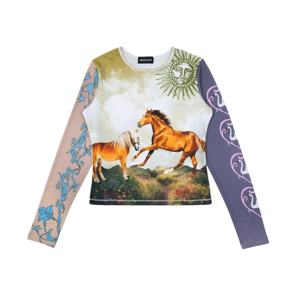미디어(82) 홀스 그래픽 티(MEDIA(82) Horse Graphic Tee)