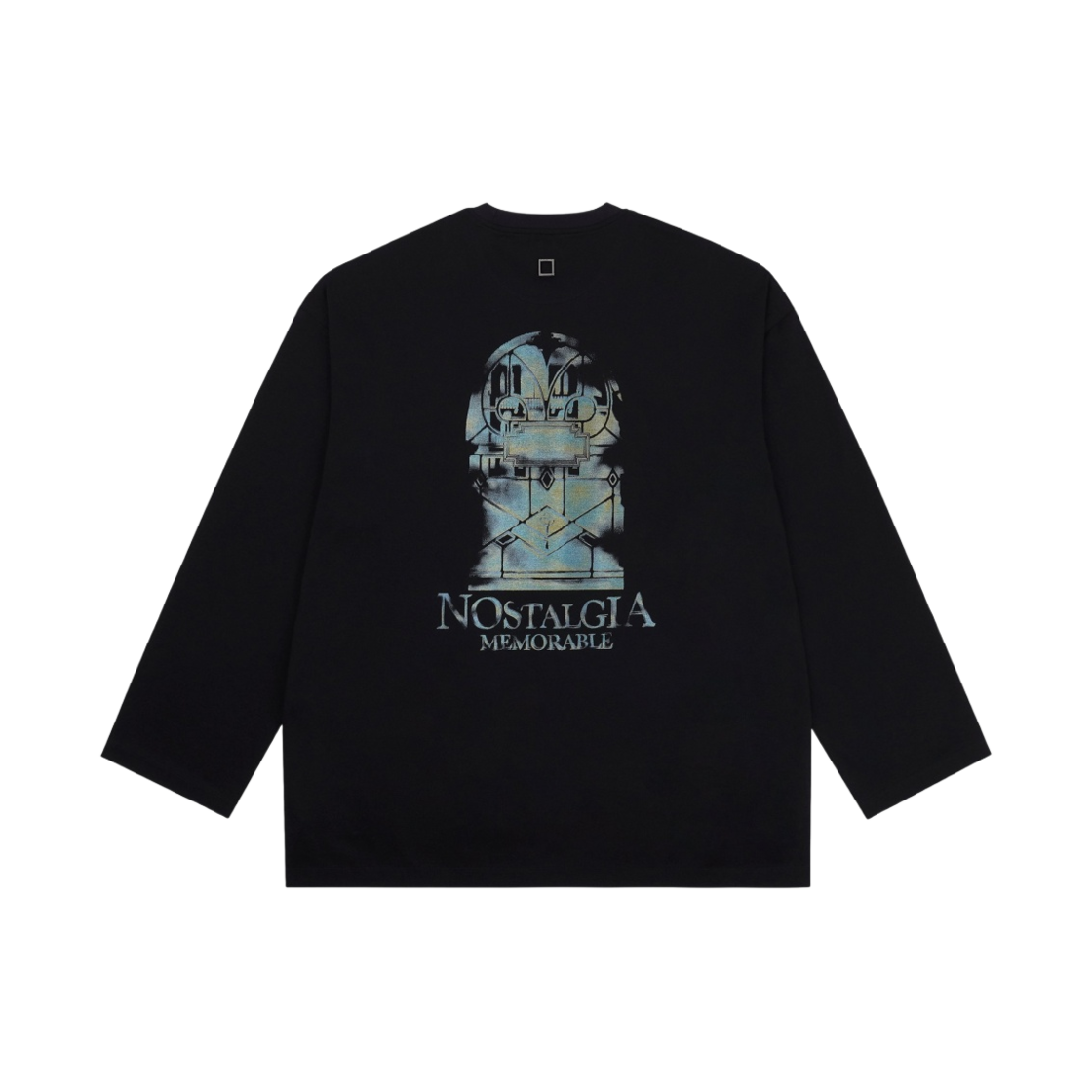 우영미 노스탤지어 롱슬리브 티셔츠 네이비 - 22FW(Wooyoungmi Nostalgia Long Sleeve T-Shirt Navy - 22FW) - 1