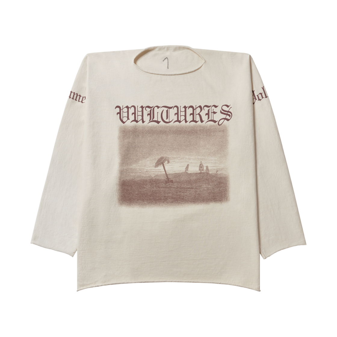 이지 벌처스 롱 티셔츠 화이트(Yeezy Vultures Long T-Shirt White)