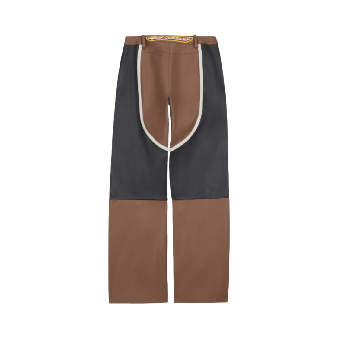 (W) 조던 x 트래비스 스캇 레더 팬츠 아키오 브라운 - US/EU((W) Jordan x Travis Scott Leather Pants Archaeo Brown - US/EU) - 2