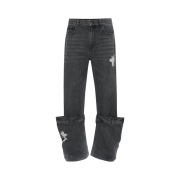 JW Anderson Distressed Denim Pants Grey