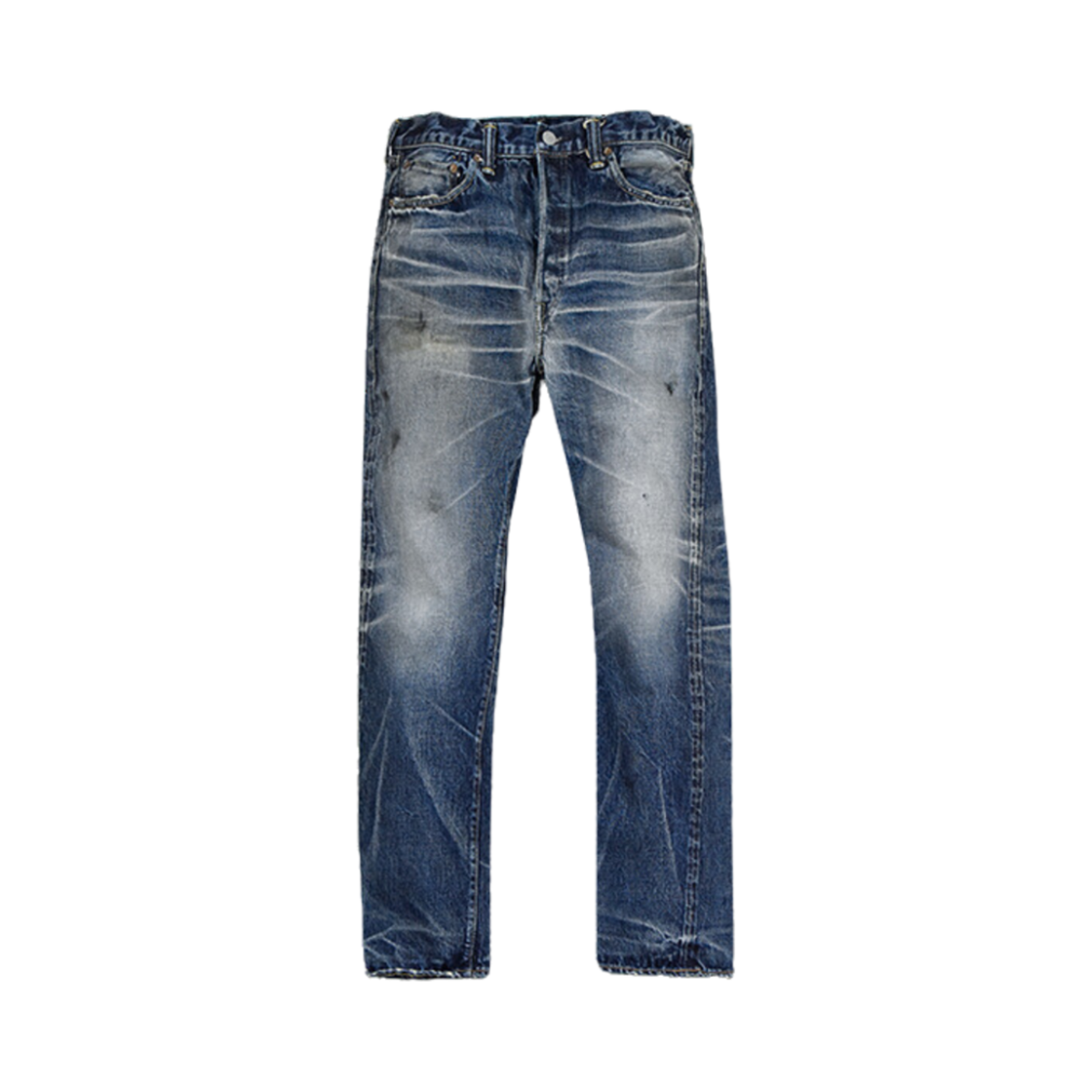 풀카운트 1345-1110 피어 오브 더 다크 테이퍼드 데님 인디고 블루(Fullcount 1345-1110 Fear of The Dark Tapered Denim Indigo Blue)