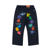 Vandy The Pink x Pokemon Multi-Color Silhouettes Denim Indigo
