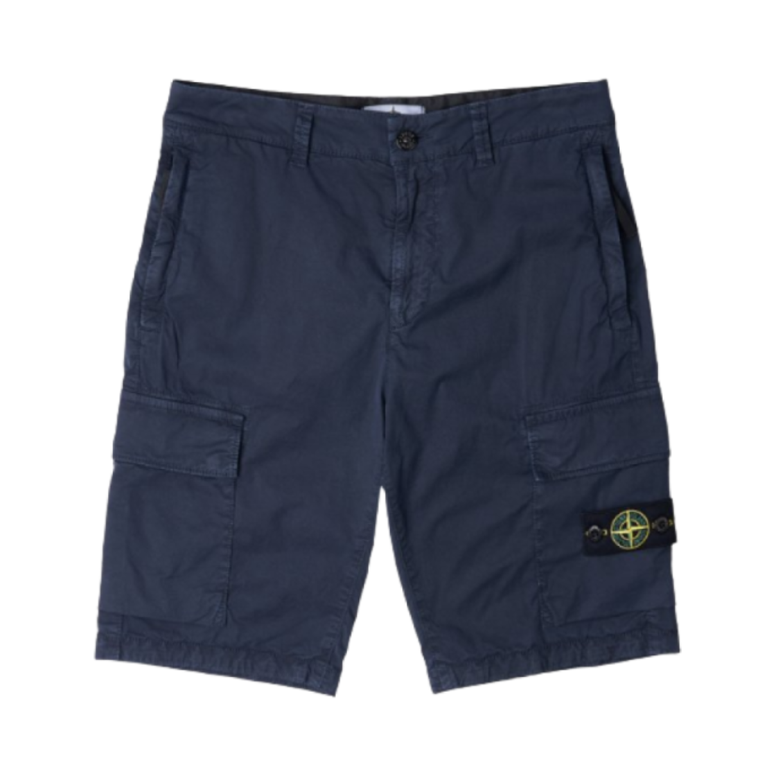 7816L0210-V0120 (Kids) Stone Island L0210 Wappen Logo Patch Shorts Navy Blue - 23SS