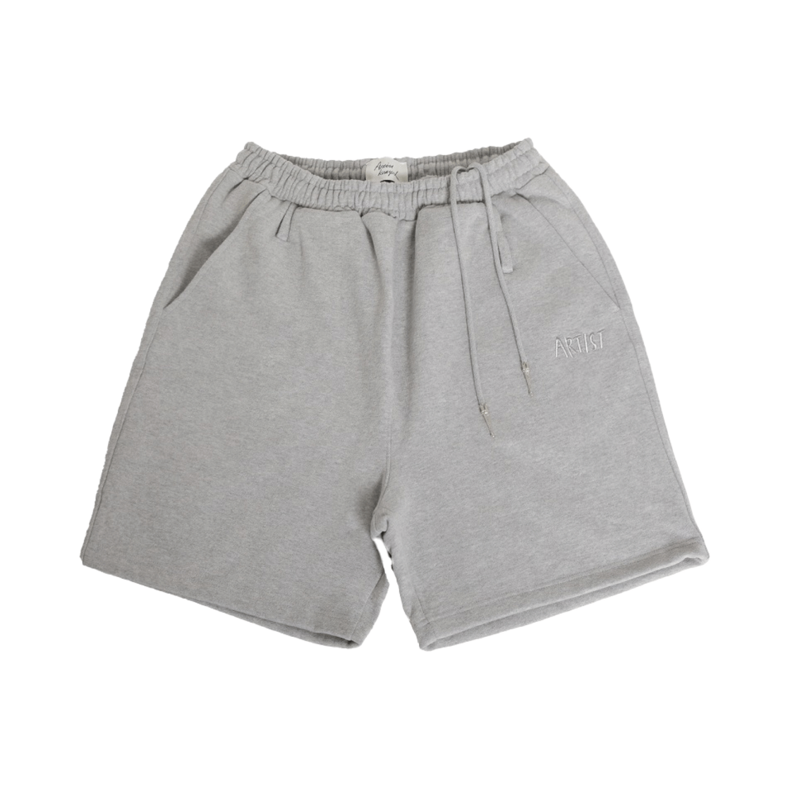 AU24XSH01-GR Artist Komplex Artist Belted Jogger Shorts Grey
