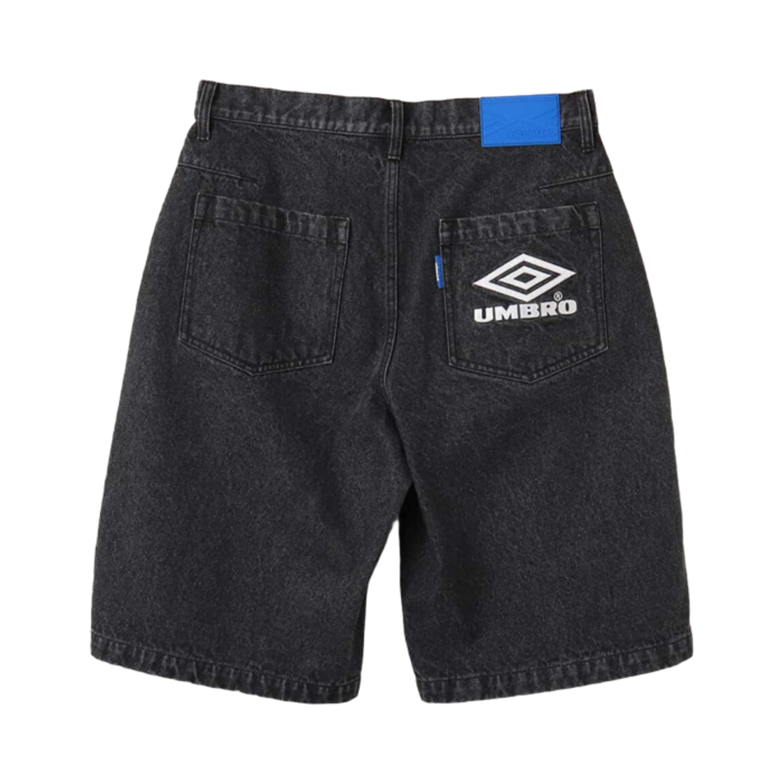 MA24S-SP037-BLK Umbro x Atmos Denim Baggy Shorts Black