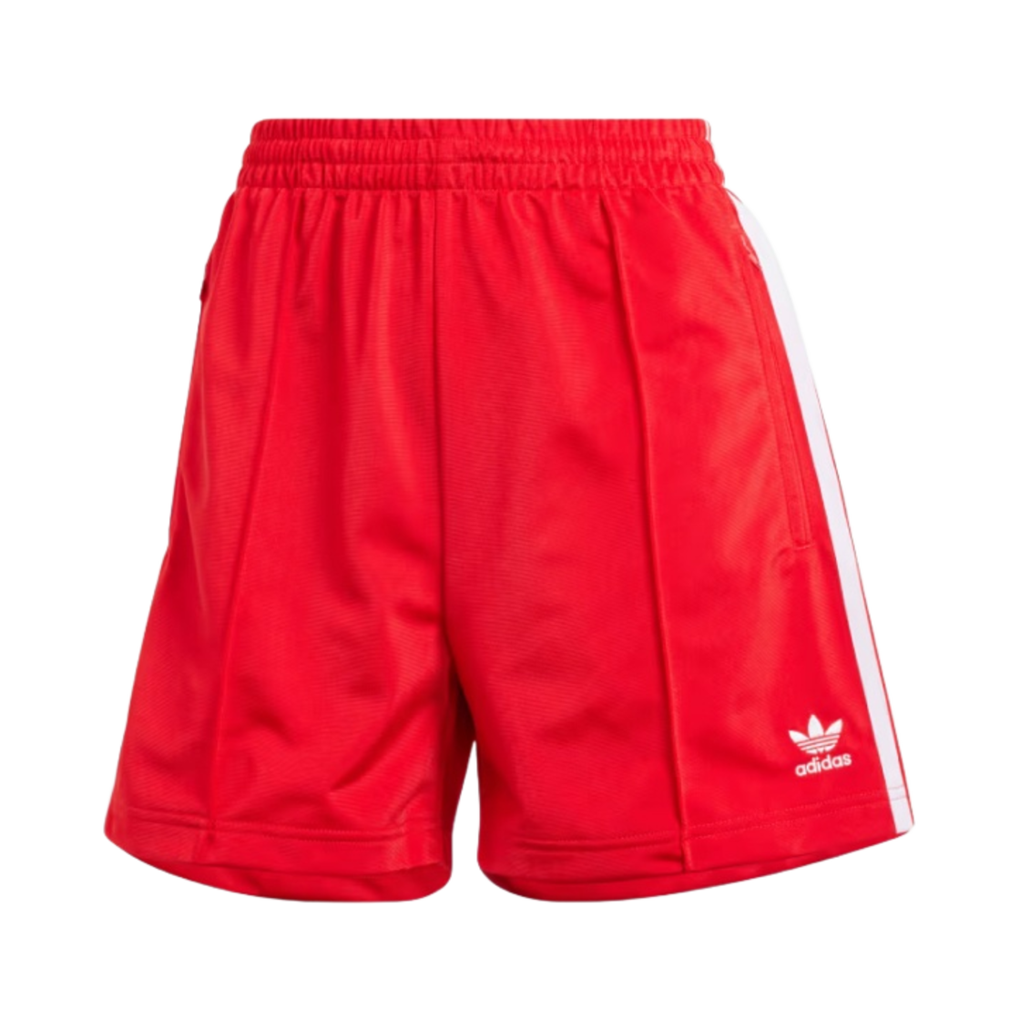 (W) 아디다스 파이어버드 쇼츠 베러 스칼렛 화이트 - KR 사이즈((W) Adidas Firebird Shorts Better Scarlet White - KR Sizing)