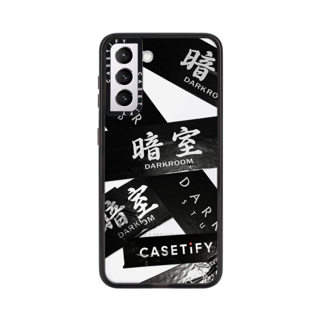 케이스티파이 x 다크룸 스튜디오 테이프 임팩트 갤럭시 케이스 클리어 블랙(Casetify x Darkr8m Studio Tape Impact Galaxy Case Clear Black) - 3