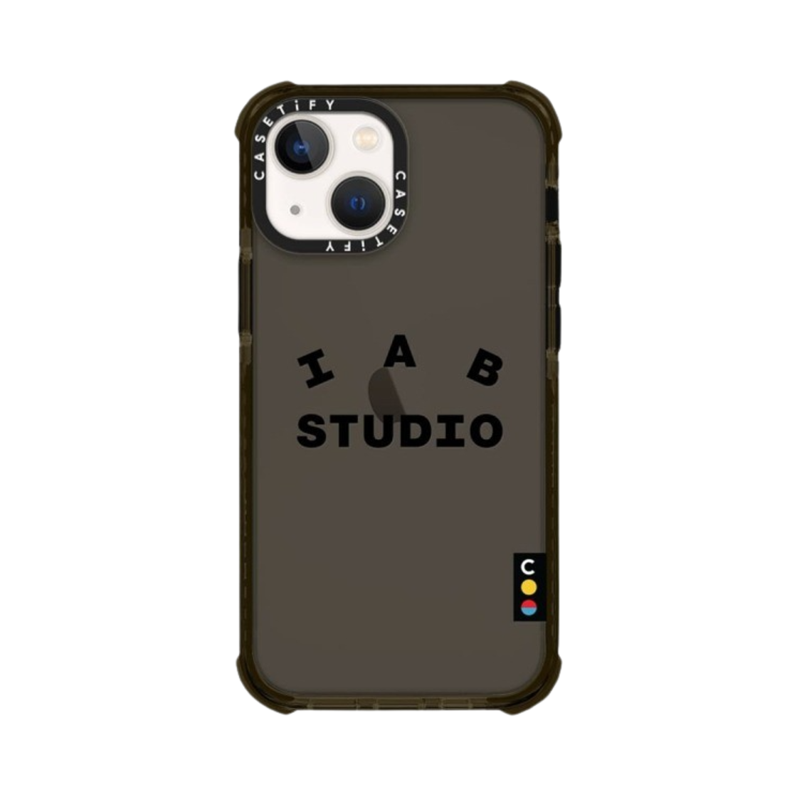 케이스티파이 x 아이앱 스튜디오 아이폰 블랙 로고 울트라 임팩트 범퍼 케이스 블랙(Casetify x IAB Studio iPhone Black Logo Ultra Impact Bumper Case Black) - 3