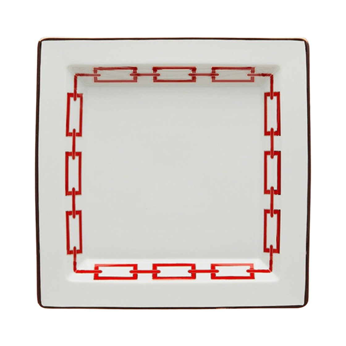 VAUT302459 GINORI1735 Catene Large Squared Vide Poche Scarlatto