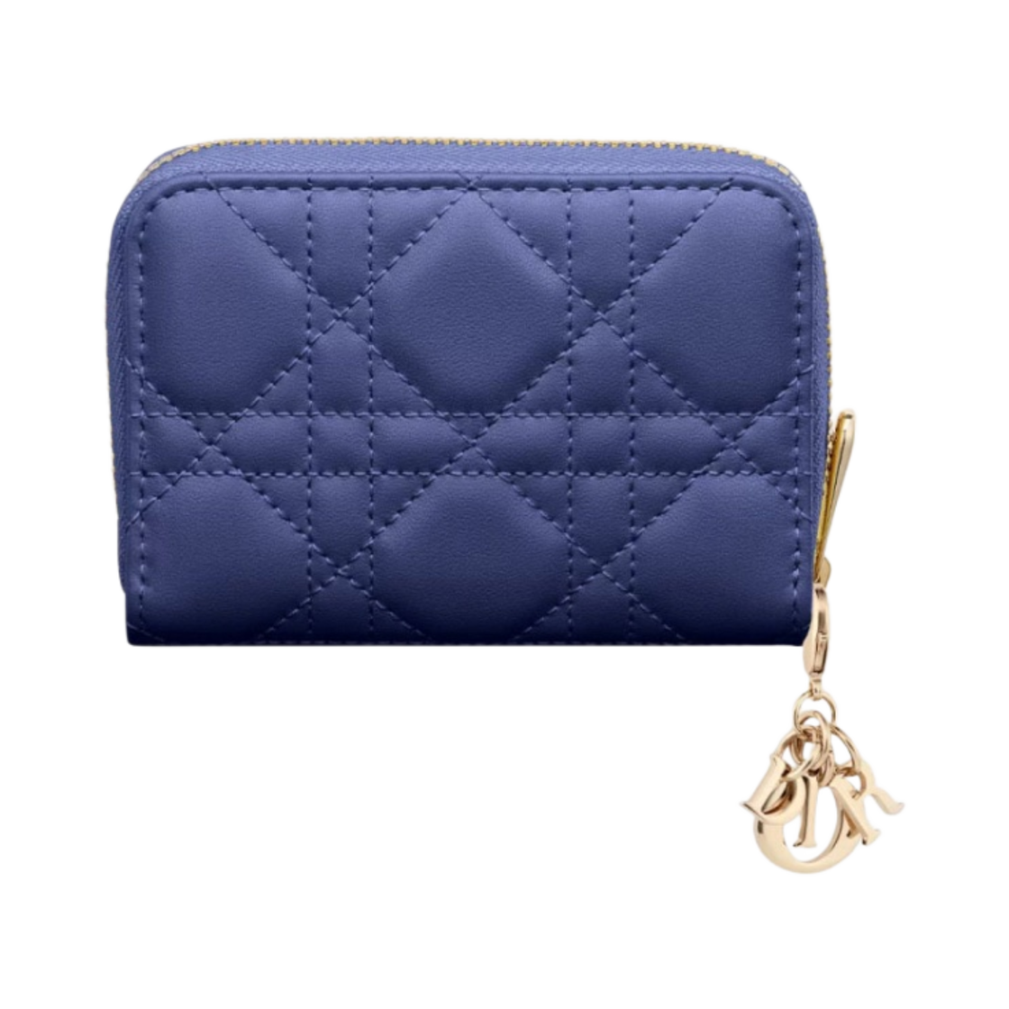디올 스몰 레이디 보야저 코인 지갑 까나쥬 램스킨 로얄 블루(Dior Small Lady Voyageur Coin Purse Cannage Lambskin Royal Blue) - 3