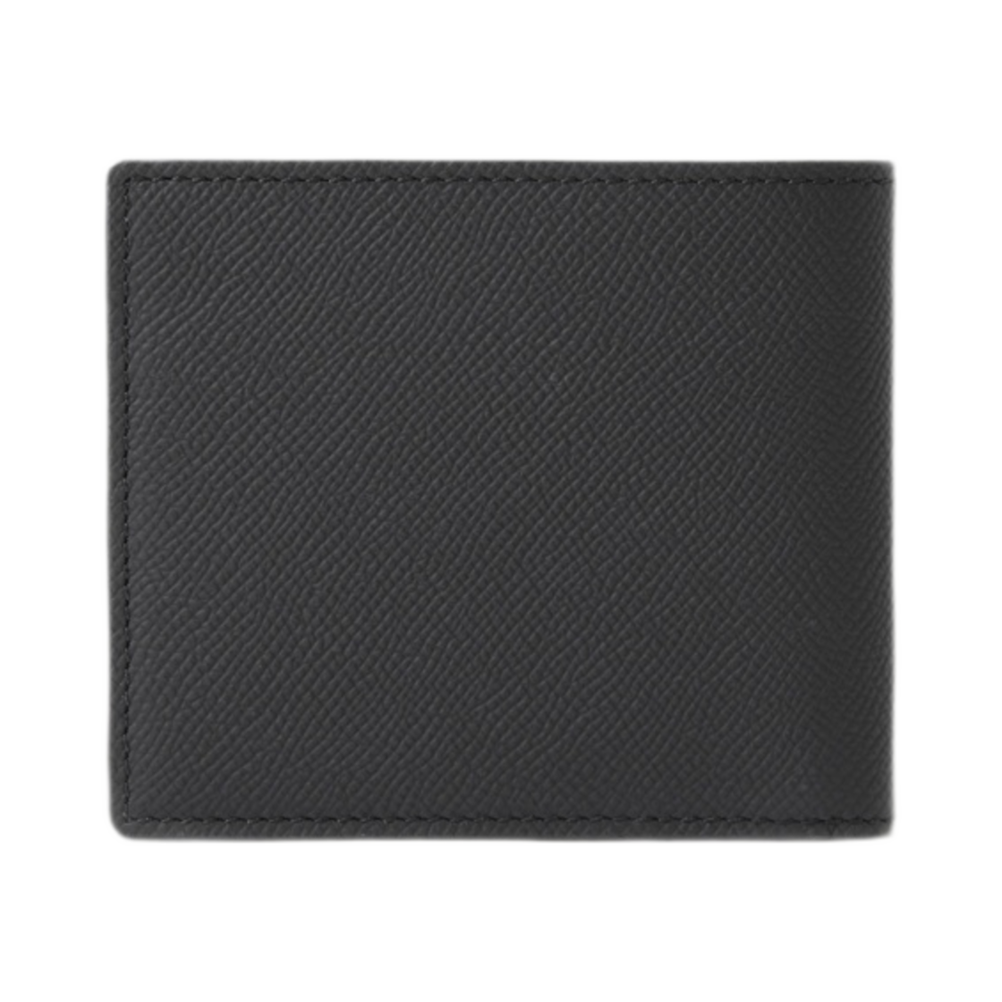 버버리 그레이니 레더 TB 반지갑 블랙(Burberry Grainy Leather TB Bifold Wallet Black) - 2