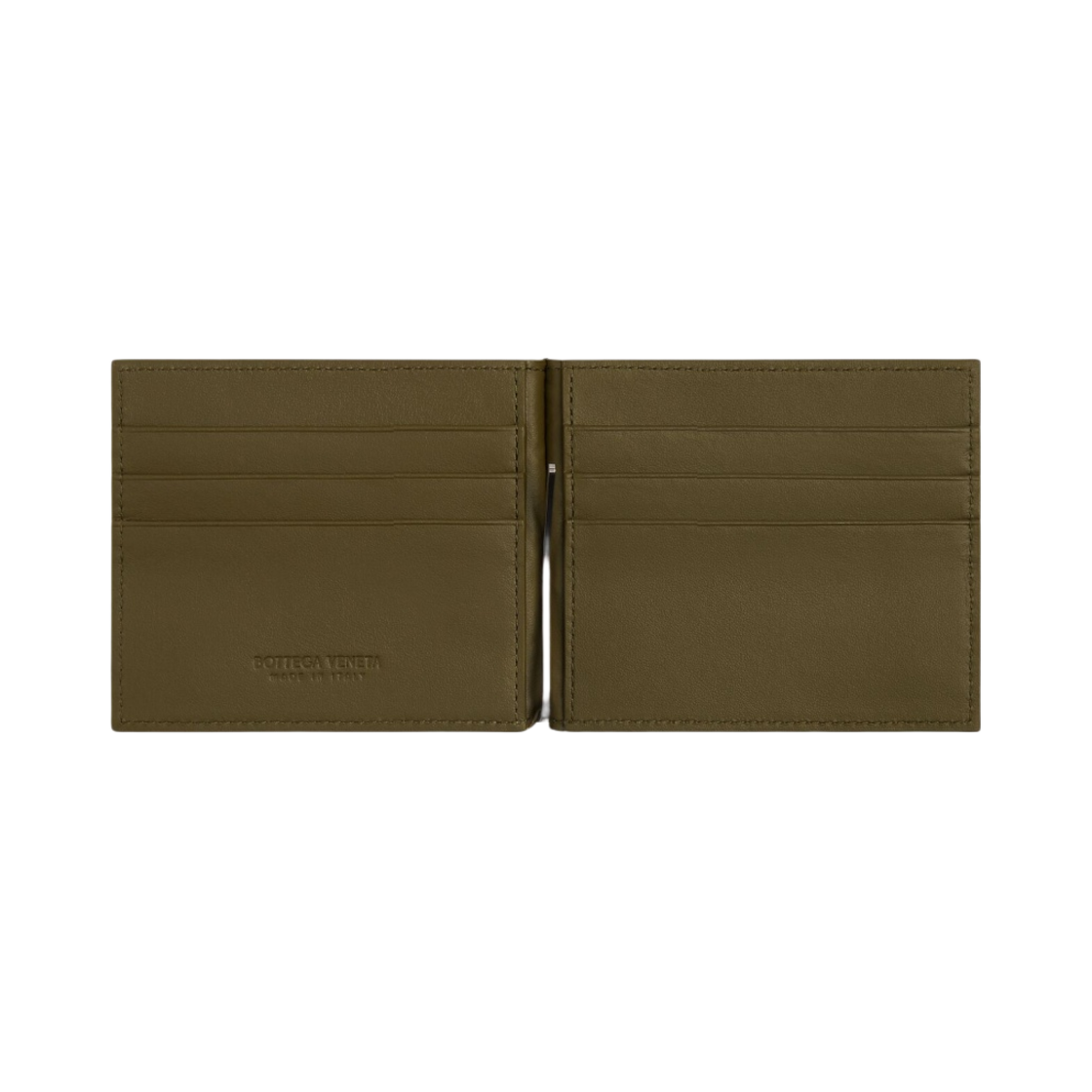 보테가 베네타 인트레치아토 빌 클립 지갑 머드(Bottega Veneta Intrecciato Bill Clip Wallet Mud) - 2