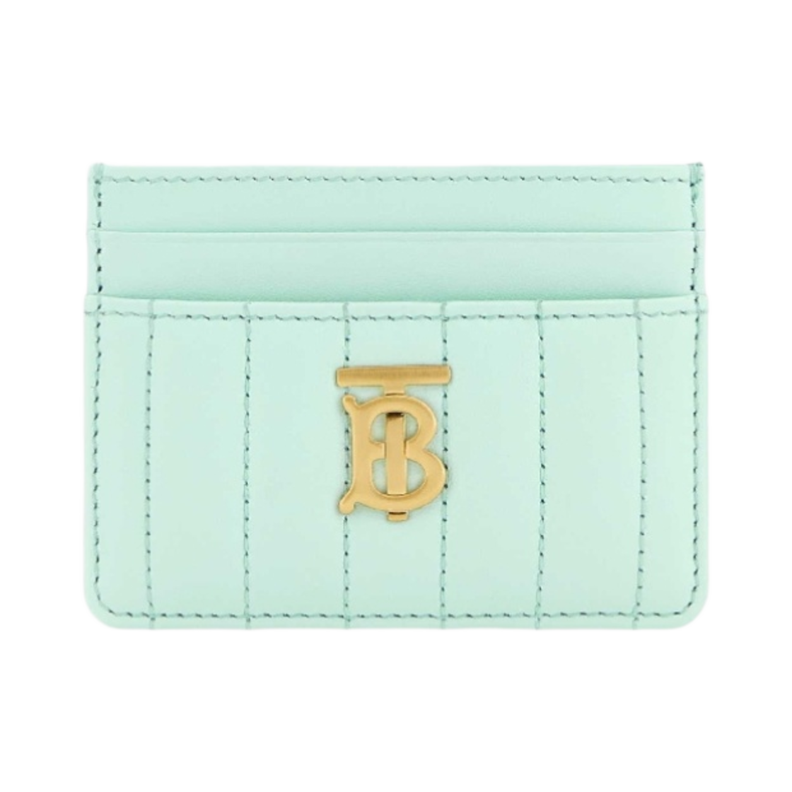 버버리 퀼티드 레더 롤라 카드 케이스 라이트 그린(Burberry Quilted Leather Lola Card Case Light green) - 1